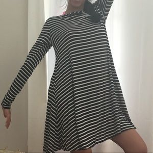 Striped long sleeve dress!!